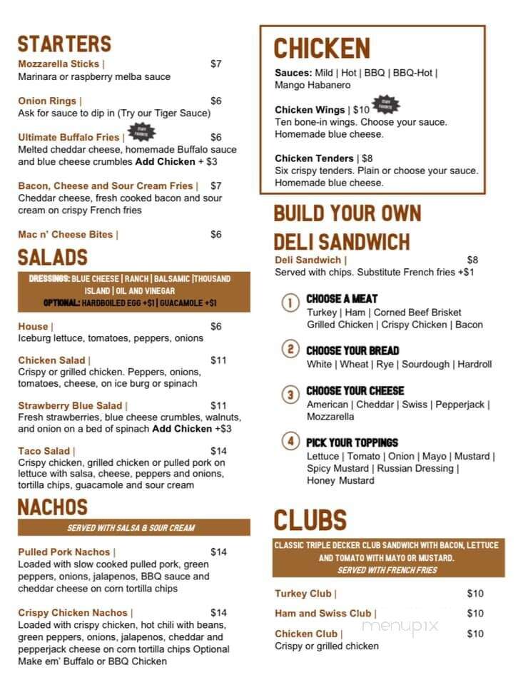 Manory's Restaurant - Troy, NY menu_pic