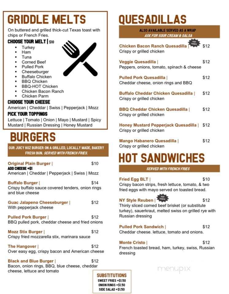 Manory's Restaurant - Troy, NY menu_pic