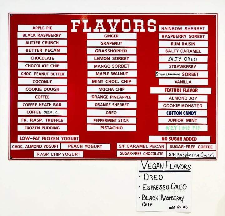 Ice Cream Smuggler - Dennis, MA menu_pic