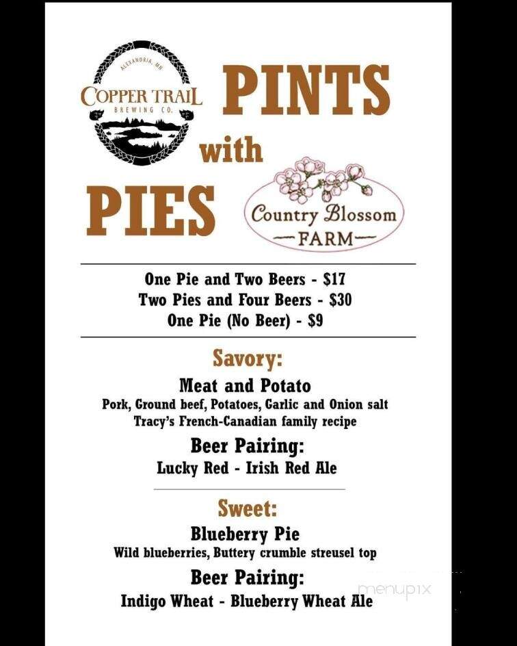 Country Blossom Farm - Alexandria, MN menu_pic