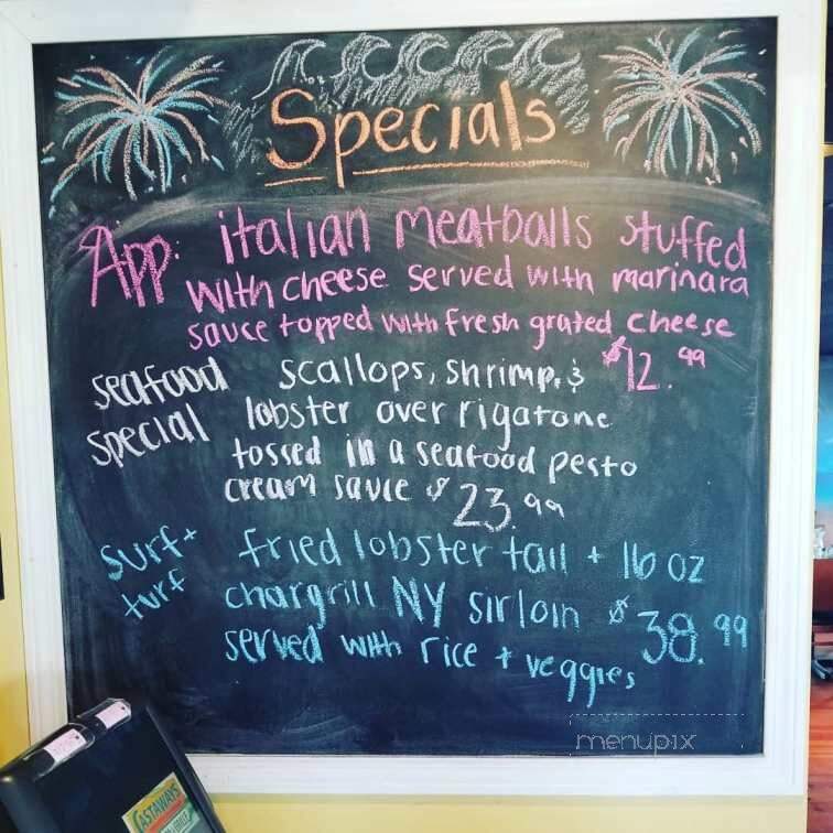 Castaways Seafood and Grille - Seabrook, NH menu_pic