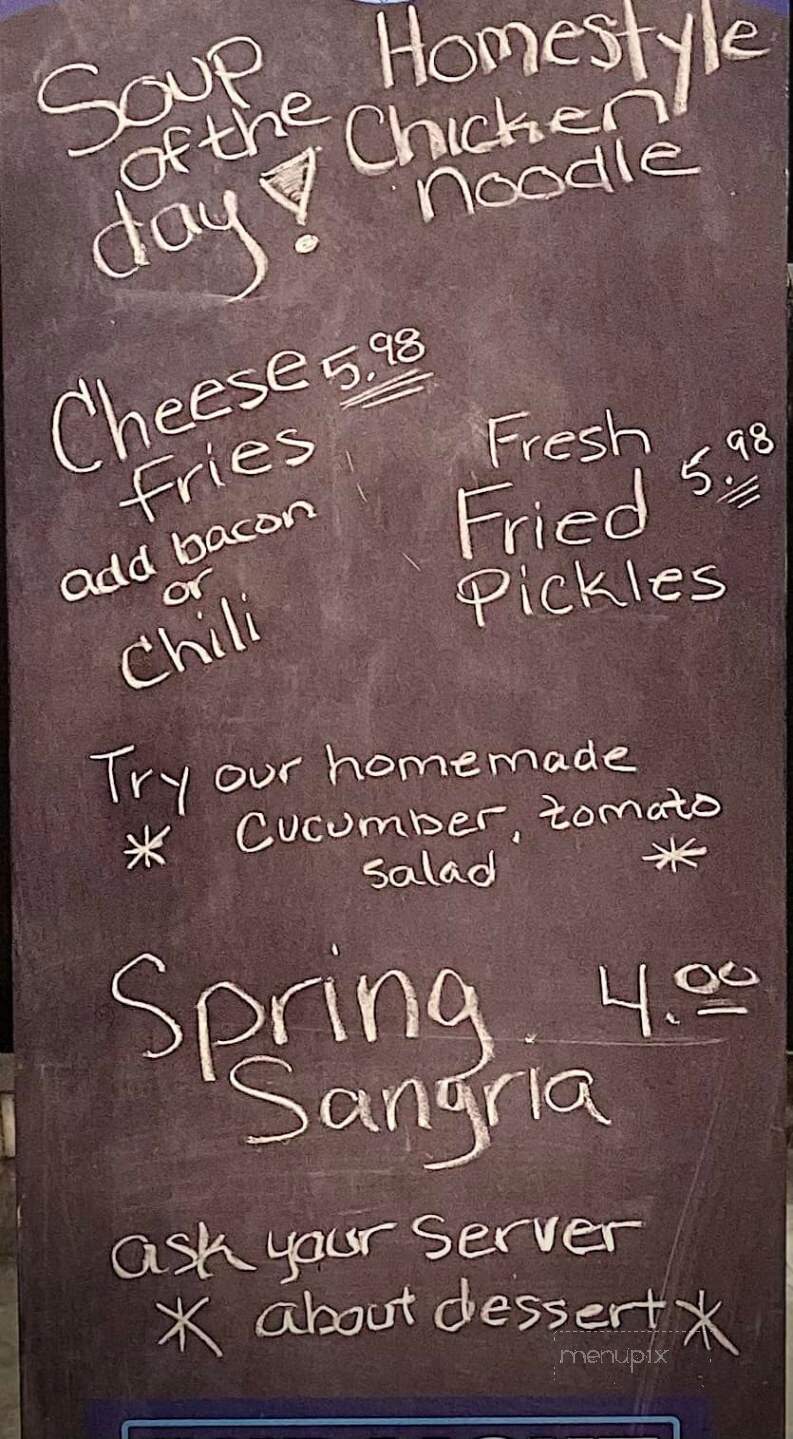 Baer Dog Bar & Grill - Hudson, FL menu_pic