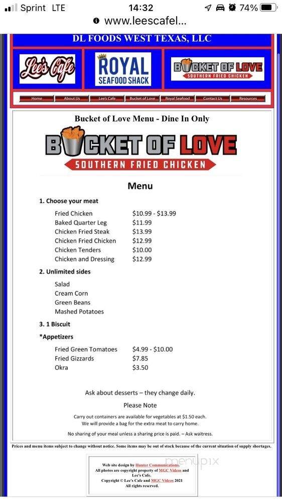 Bucket Of Love Southern Fried Chicken - Lubbock, TX