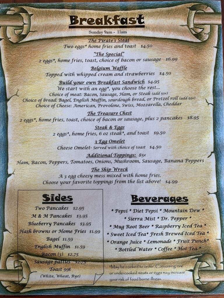 Pirates Cove Pub and Grill - Patton, PA