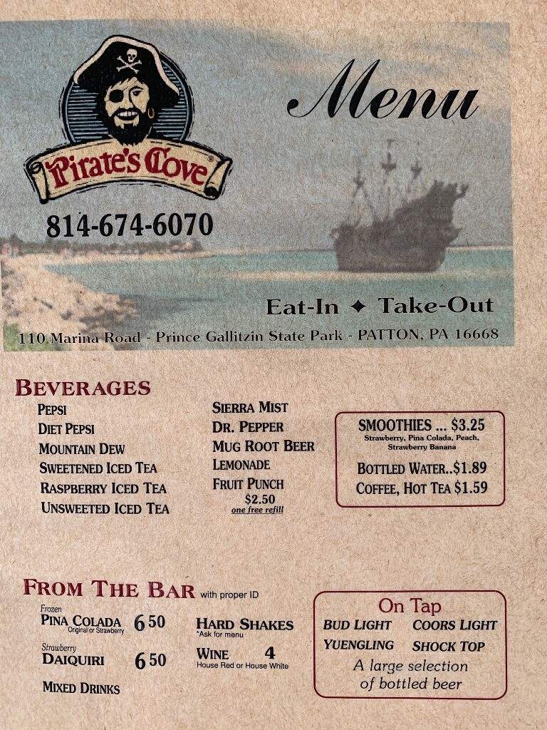 Pirates Cove Pub and Grill - Patton, PA