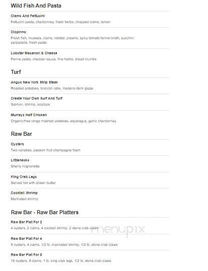 Harbor Park Restaurant - Middletown, CT menu_pic