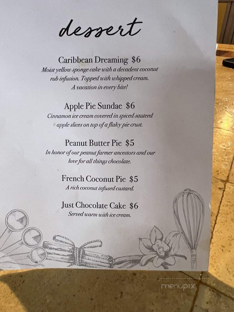 Settler's Table - Sunnyvale, TX menu_pic