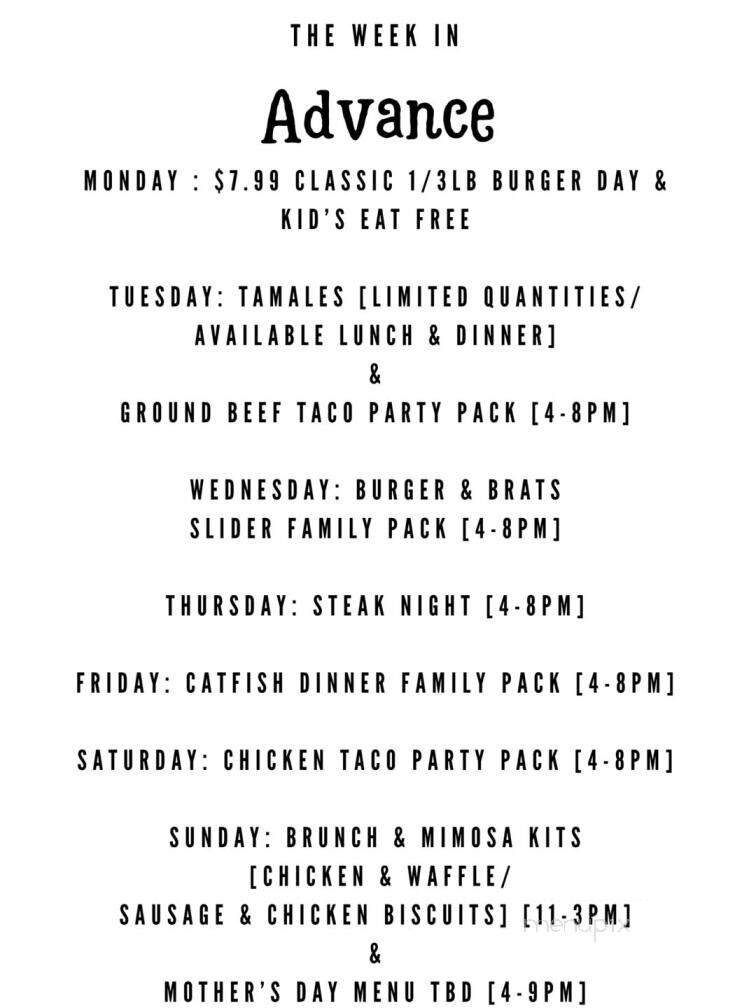 Skybox Grill & Bar - Collierville, TN menu_pic