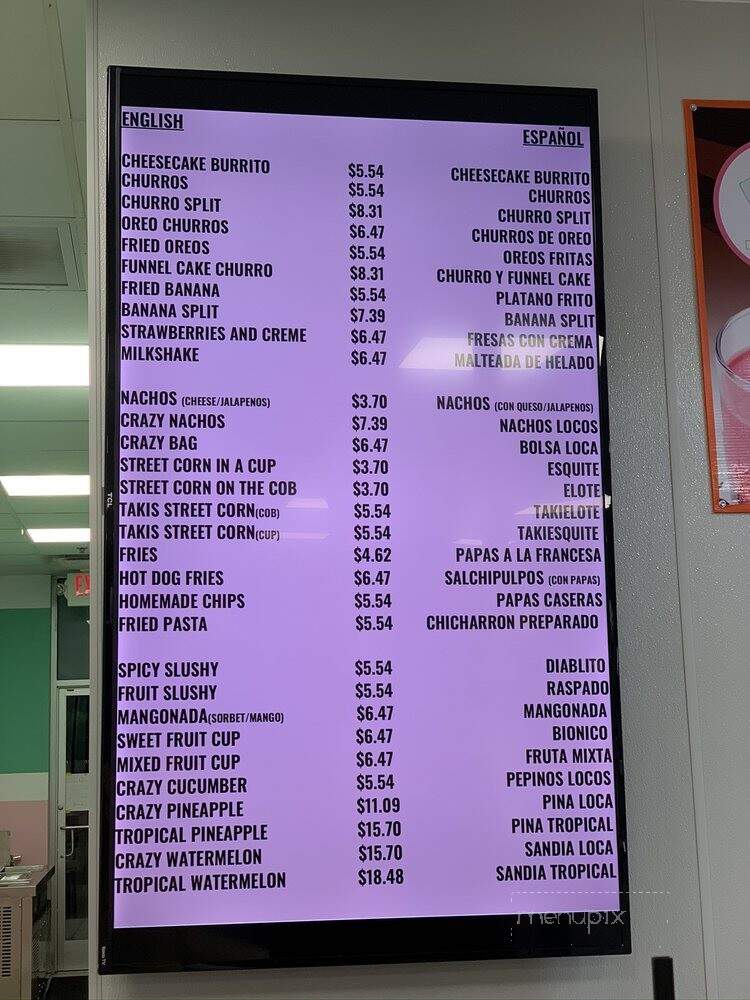 Vida Dulce - Knightdale, NC menu_pic
