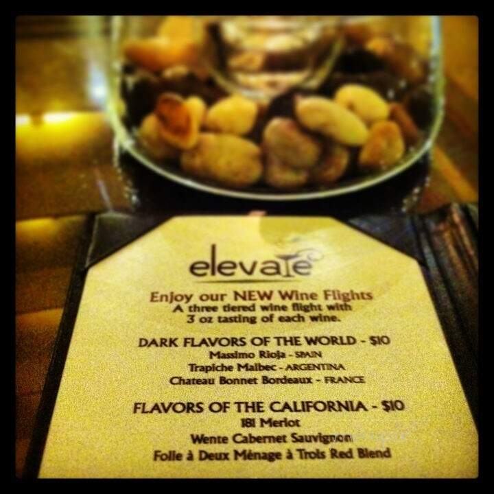 Elevate Lounge - Denver, CO menu_pic