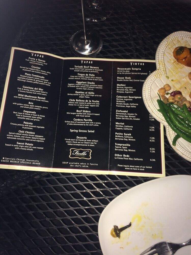 Ficelle - Winters, CA menu_pic