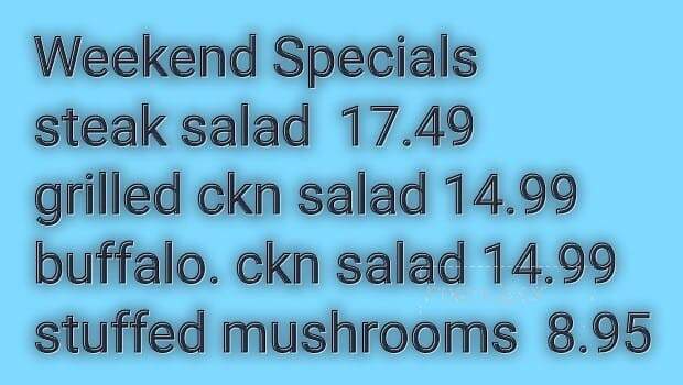 Whiskey River Grill - Bowden, WV menu_pic