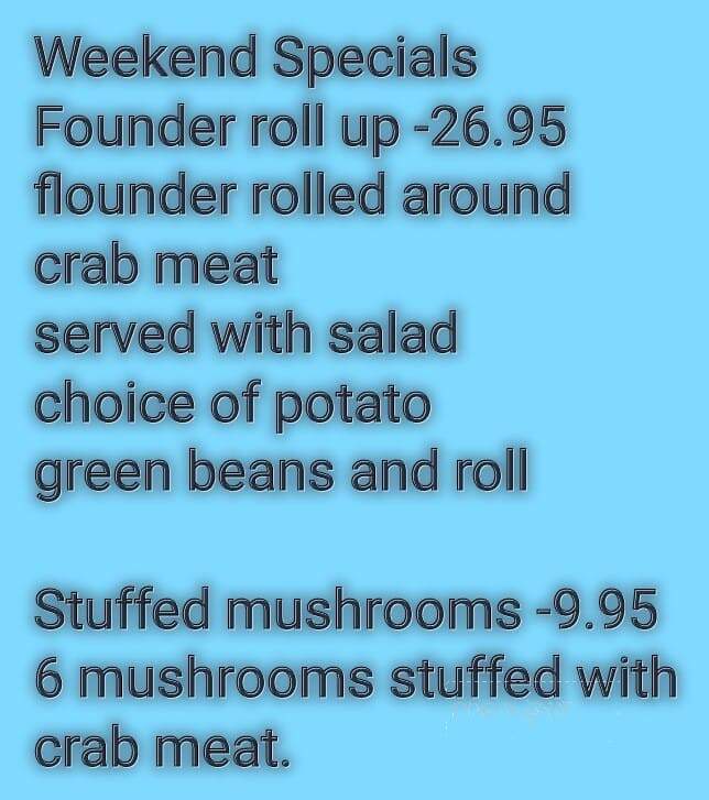 Whiskey River Grill - Bowden, WV menu_pic