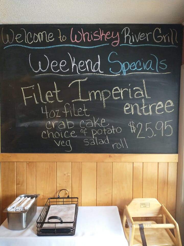 Whiskey River Grill - Bowden, WV menu_pic