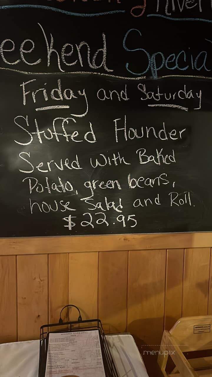 Whiskey River Grill - Bowden, WV menu_pic