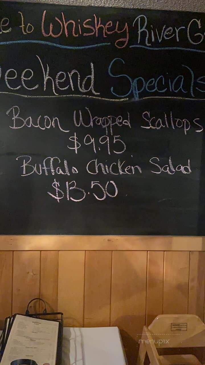 Whiskey River Grill - Bowden, WV menu_pic