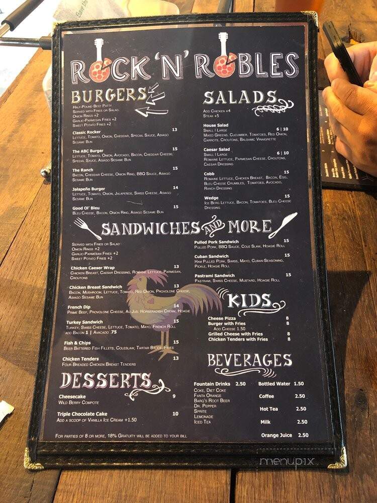 Rock'N' Robles Pizza - Paso Robles, CA menu_pic