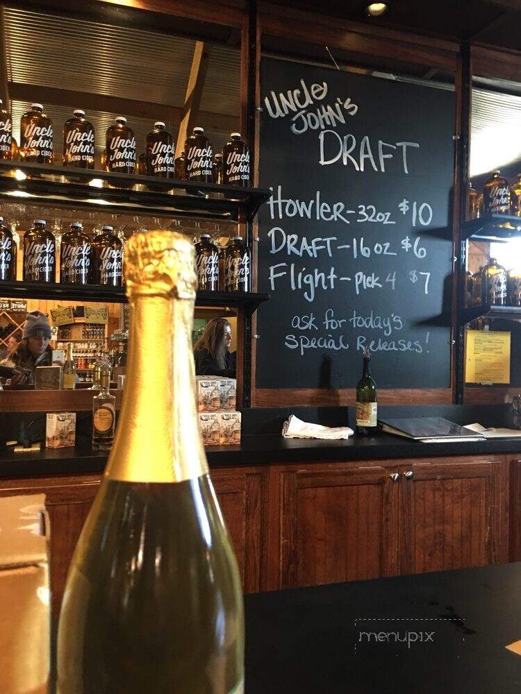 Uncle John's Cider Mill - St Johns, MI menu_pic