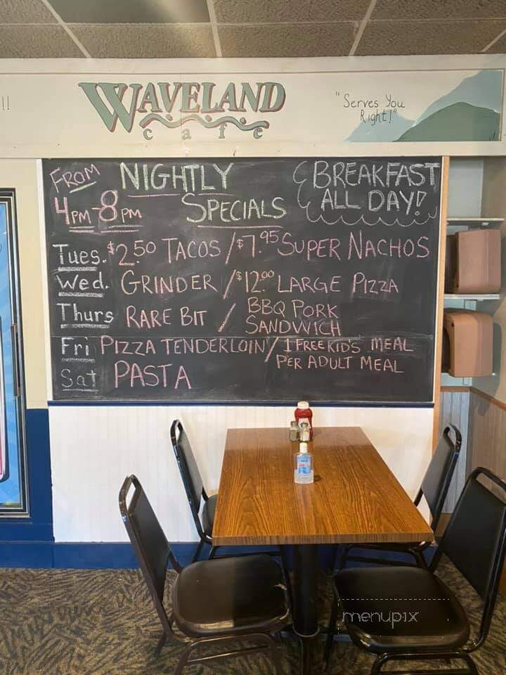Waveland Cafe West - Booneville, IA menu_pic