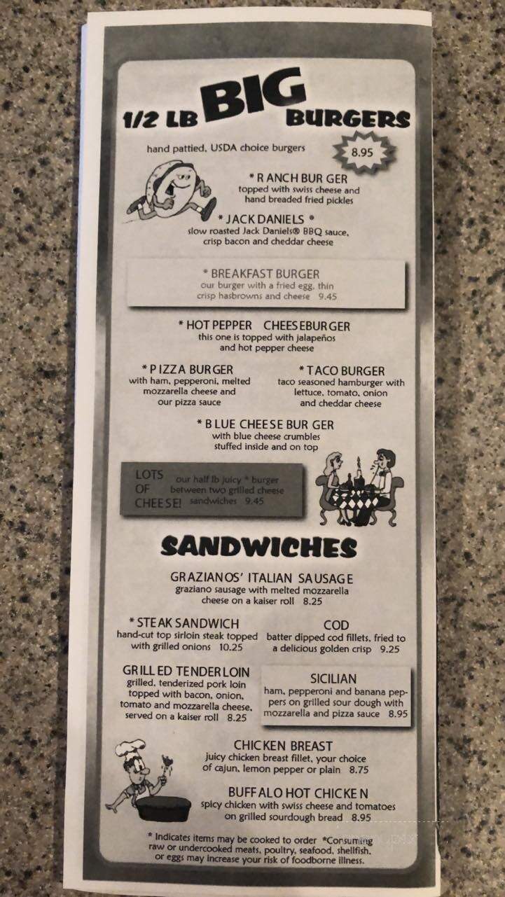 Waveland Cafe West - Booneville, IA menu_pic