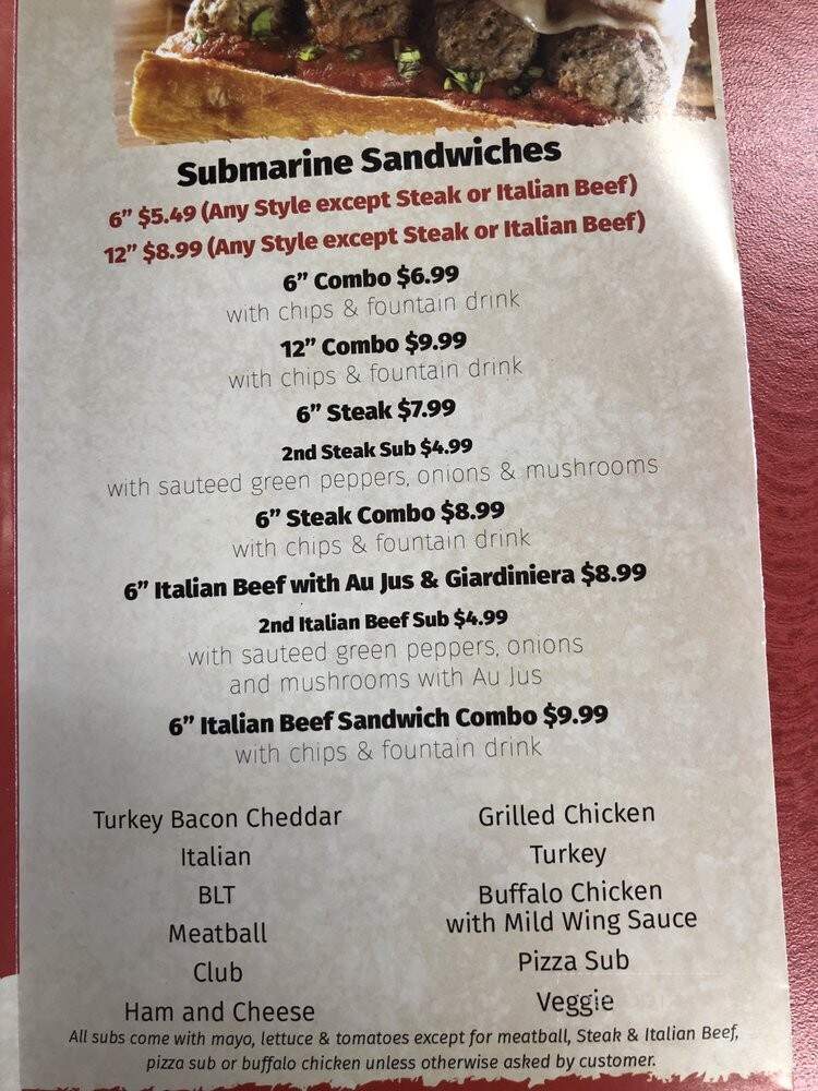Caprigios Pizza - Clarksville, TN menu_pic