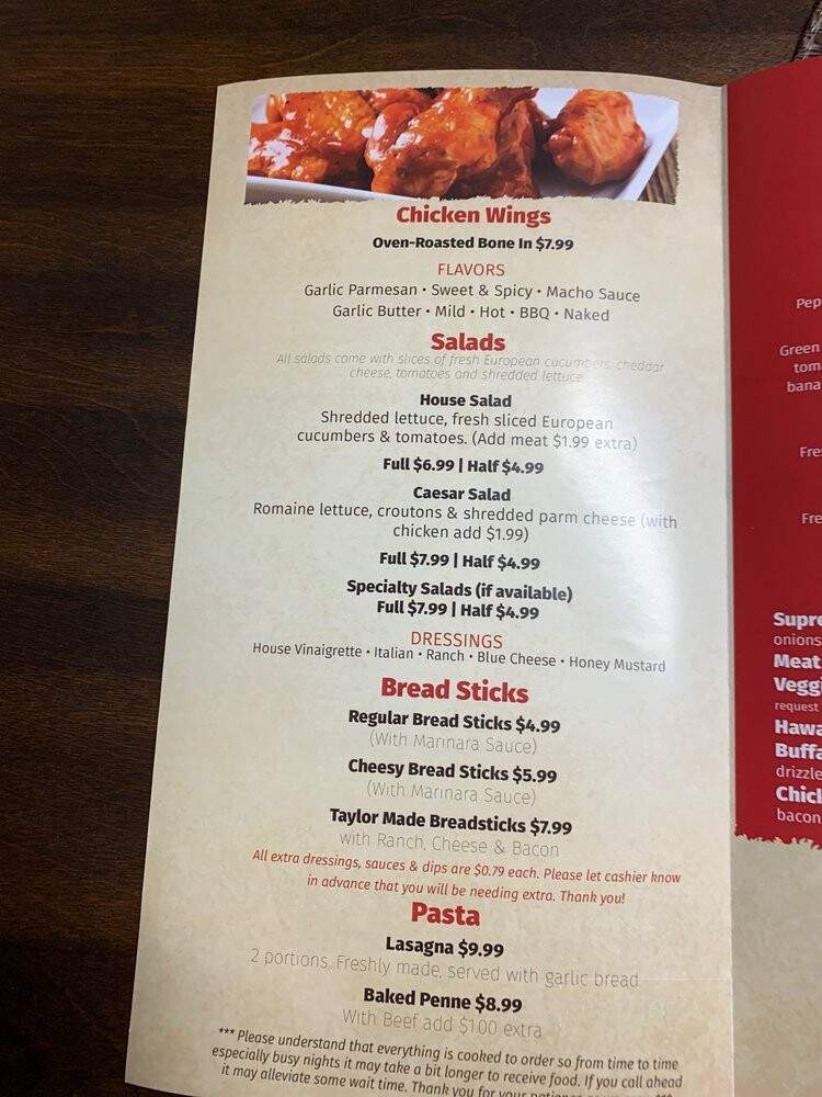 Caprigios Pizza - Clarksville, TN menu_pic