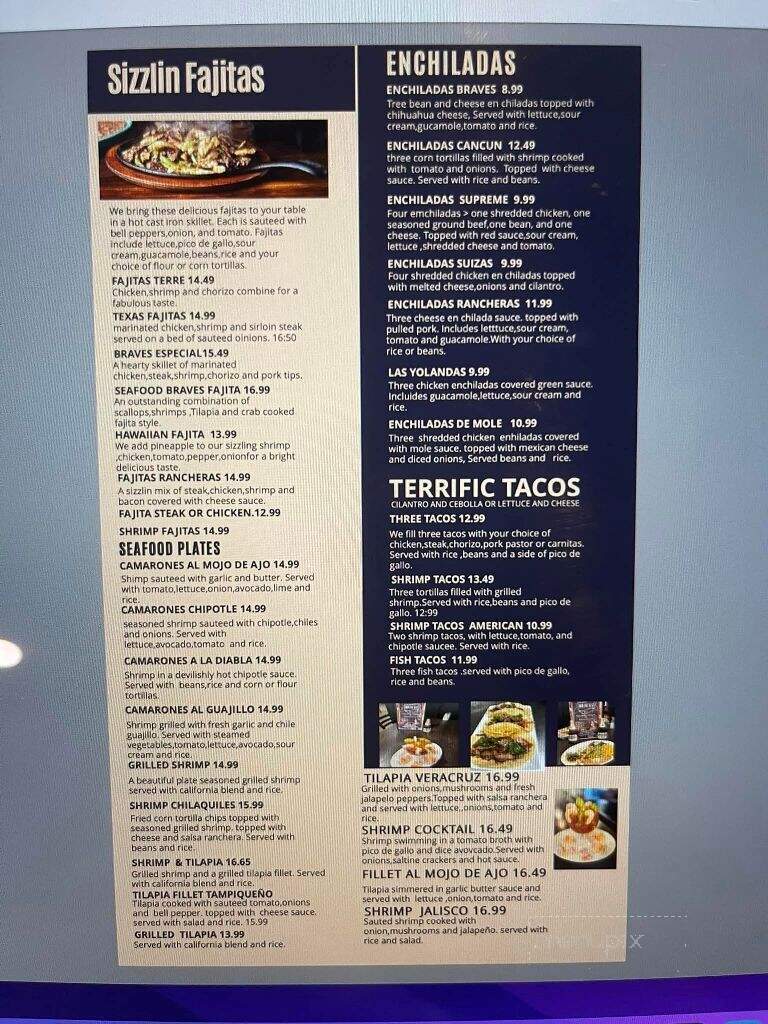 Braves Pancakes House & Restaurant - Logansport, IN menu_pic