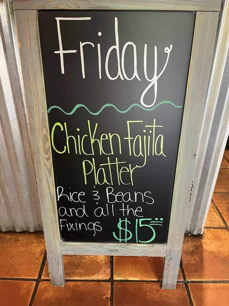 Kari's Copper Cantina - Globe, AZ menu_pic