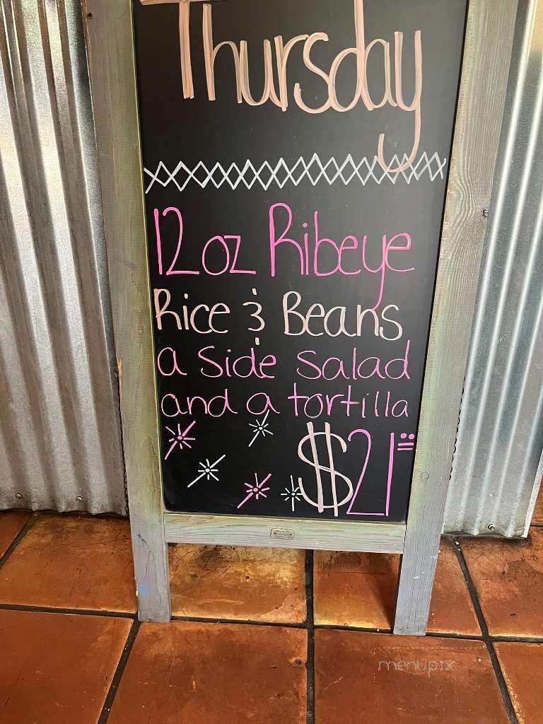 Kari's Copper Cantina - Globe, AZ menu_pic