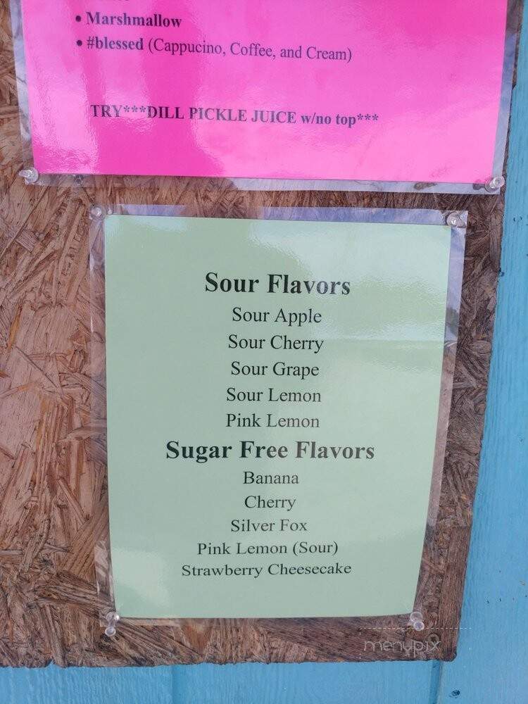 Tropical Freeze - Enid, OK menu_pic