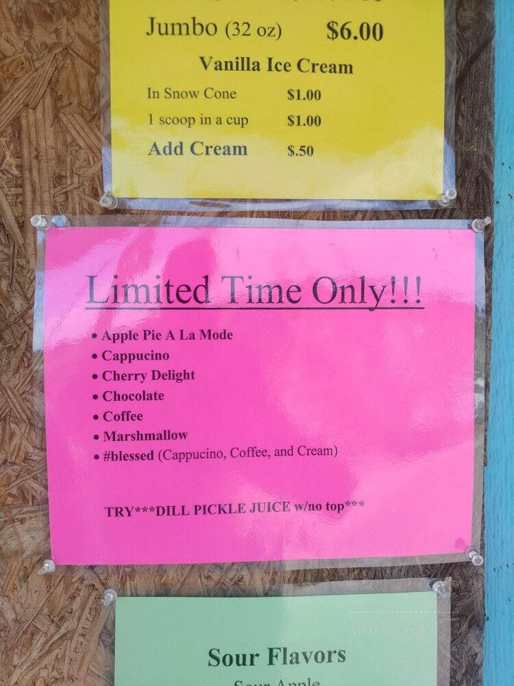 Tropical Freeze - Enid, OK menu_pic