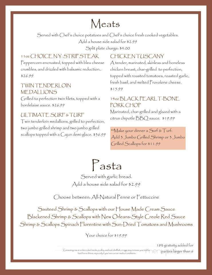 Docks Beach House - Port Clinton, OH menu_pic