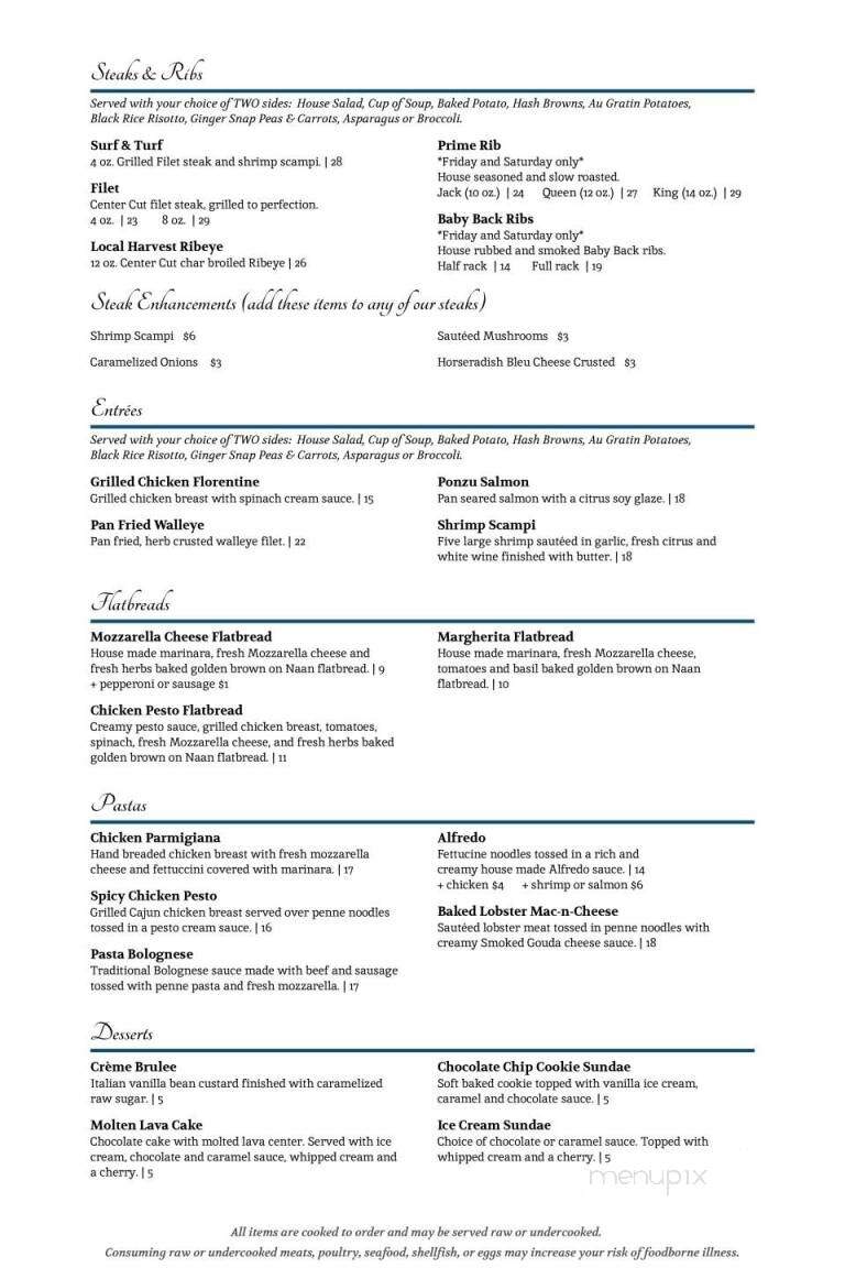 Geneva Golf Club - Alexandria, MN menu_pic