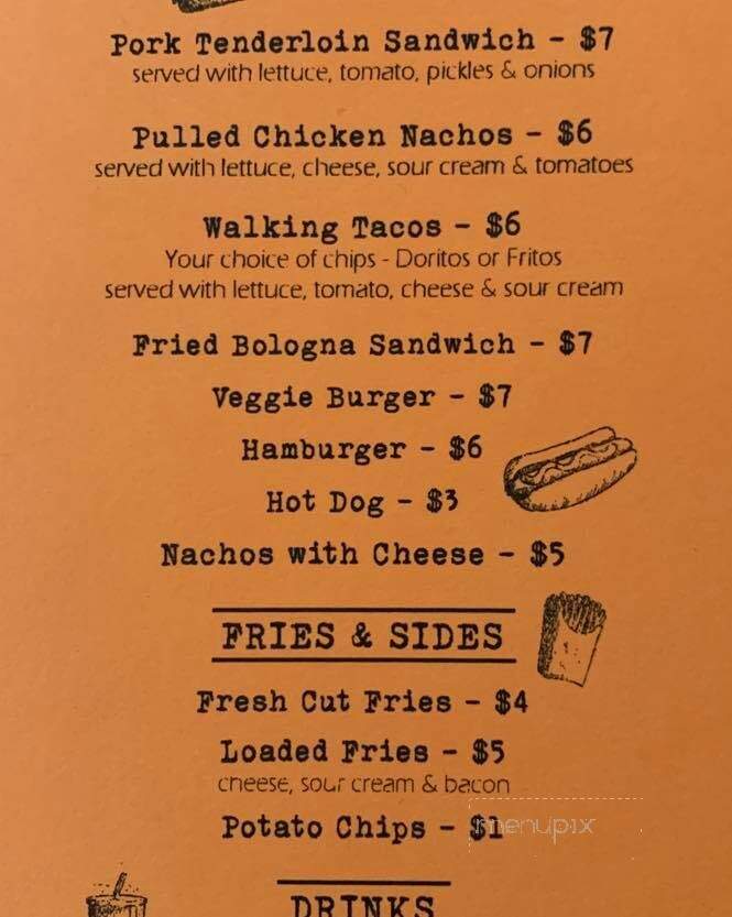 Indian Spring Winery - Sardinia, OH menu_pic
