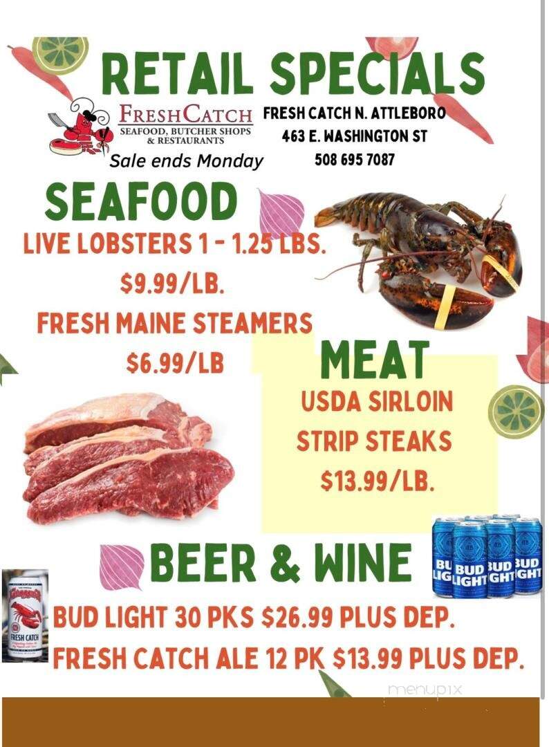 Fresh Catch - North Attleboro, MA menu_pic
