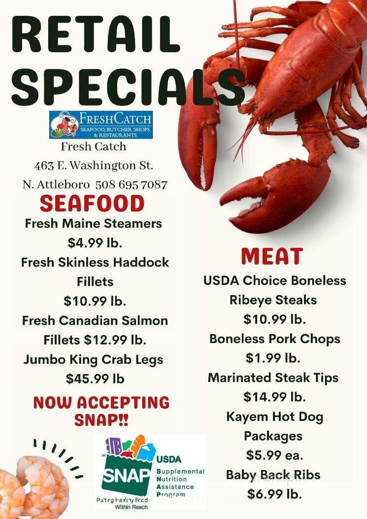 Fresh Catch - North Attleboro, MA menu_pic