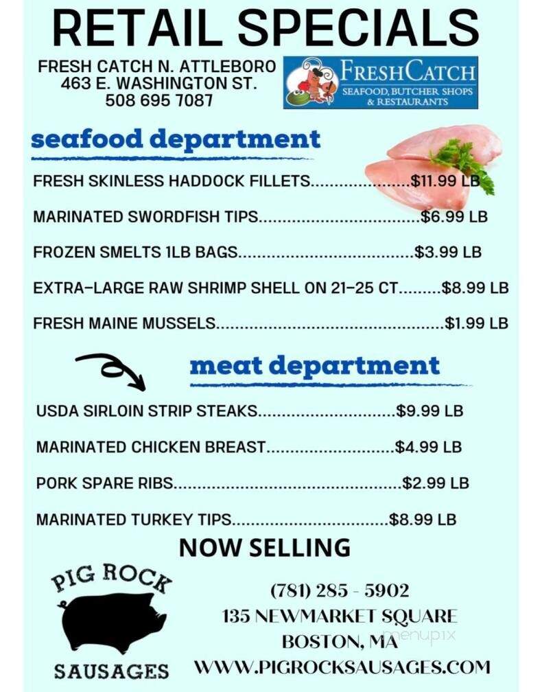 Fresh Catch - North Attleboro, MA menu_pic