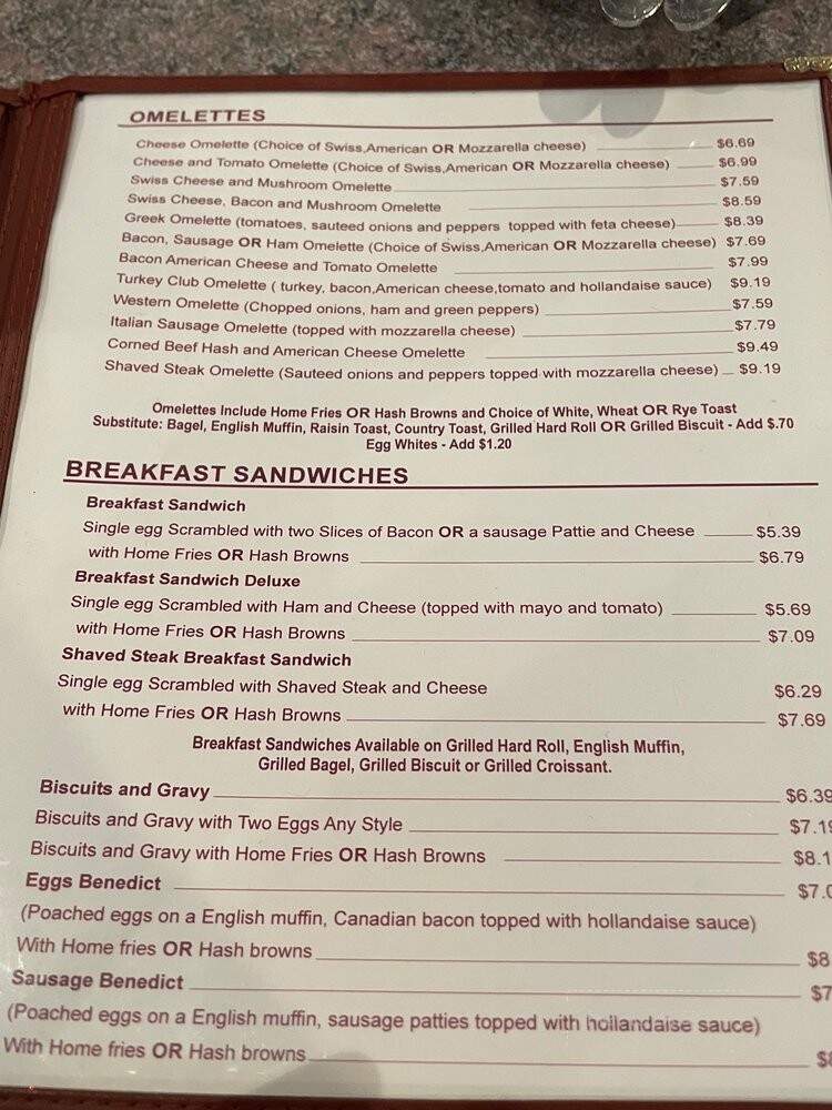 Nick's Family Restaurant - Sodus, NY menu_pic