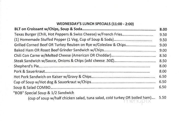 Saville's Diner - Boyertown, PA menu_pic