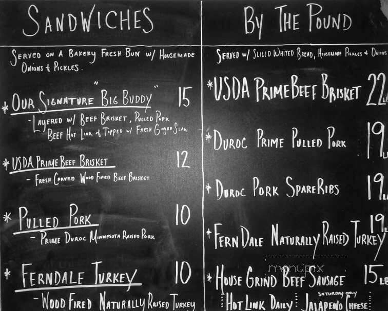 Buddy Boy Fine Barbeque - Minnetrista, MN menu_pic