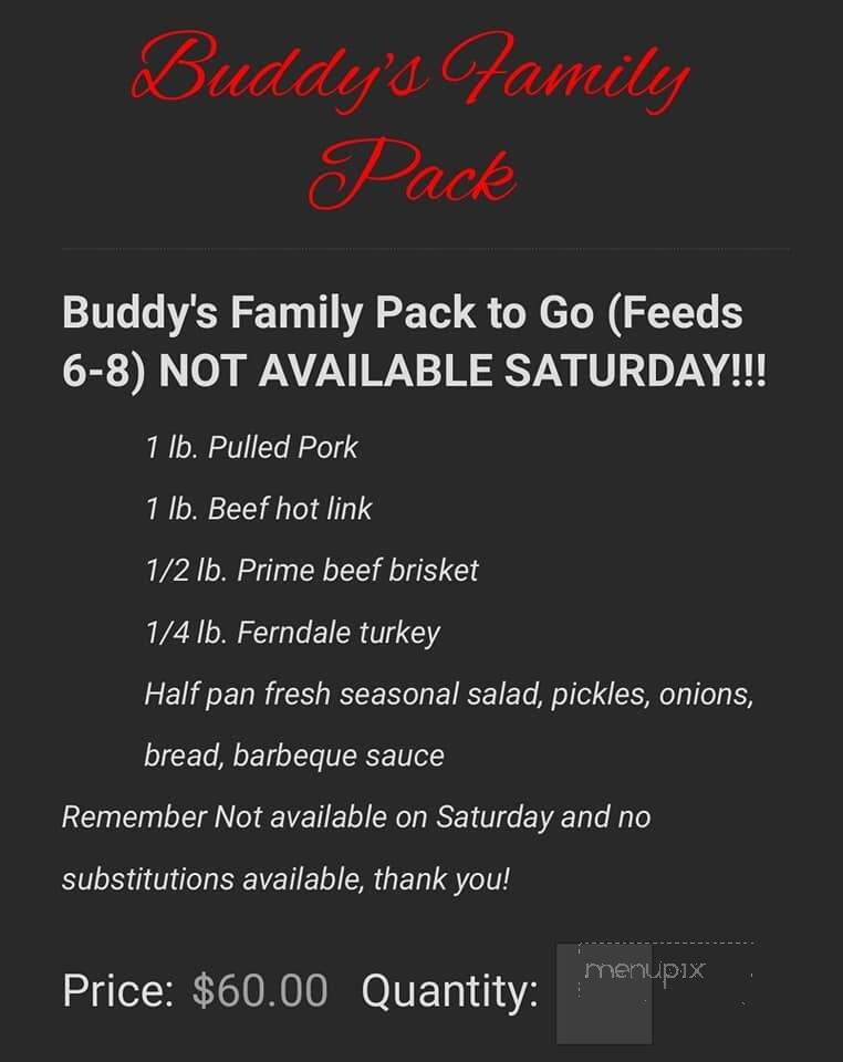 Buddy Boy Fine Barbeque - Minnetrista, MN menu_pic