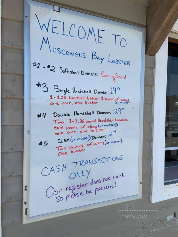 Muscongus Bay Lobster - Round Pond, ME menu_pic