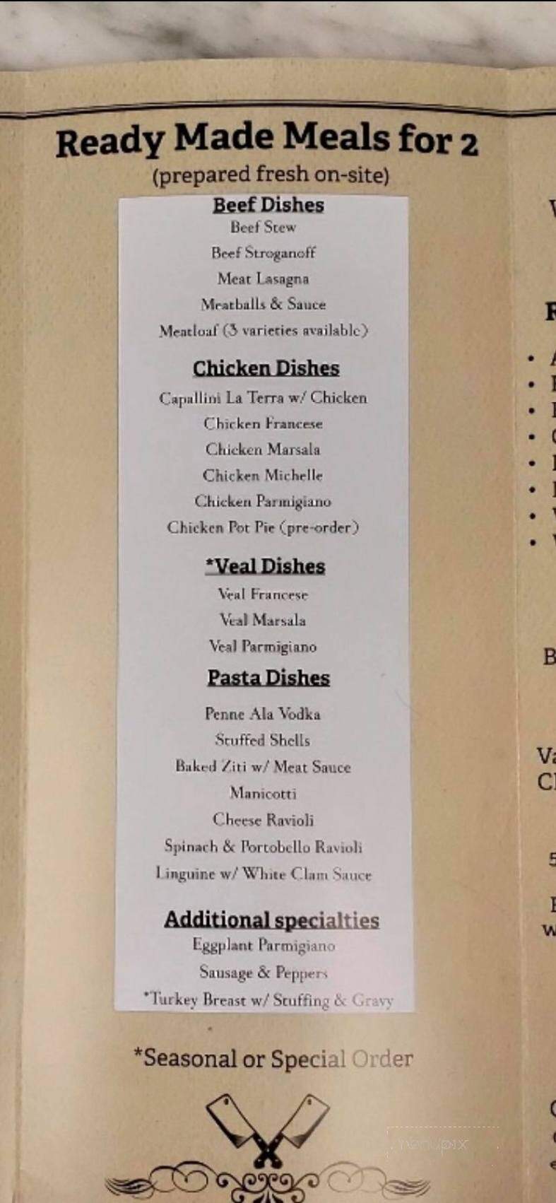 A Butcher Shoppe and a Bit More - Vero Beach, FL menu_pic