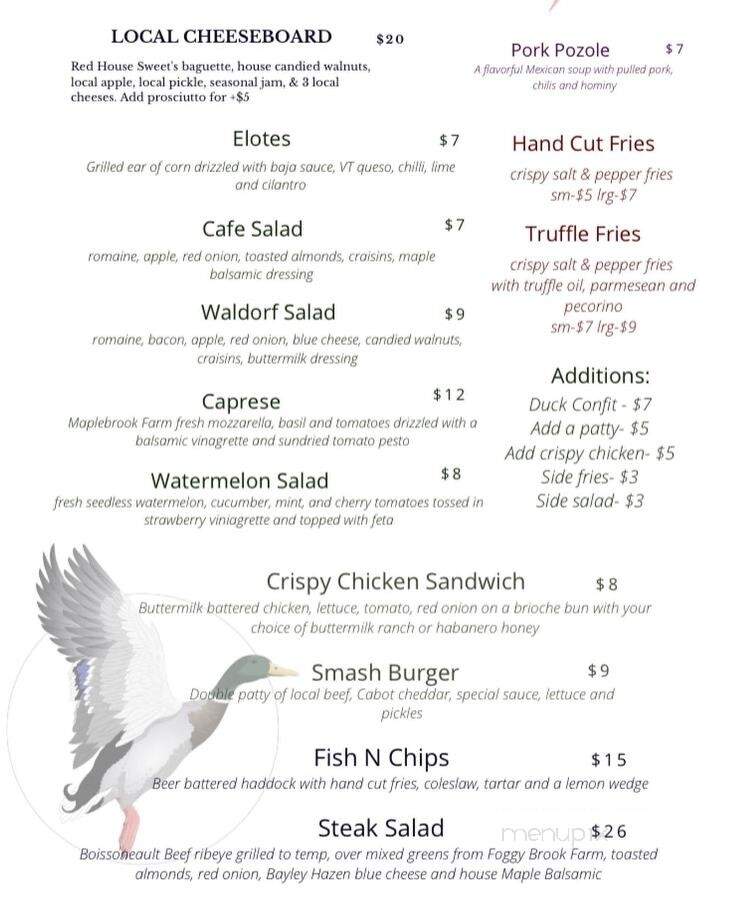 The Drake Bar and Kitchen - Saint Albans City, VT menu_pic