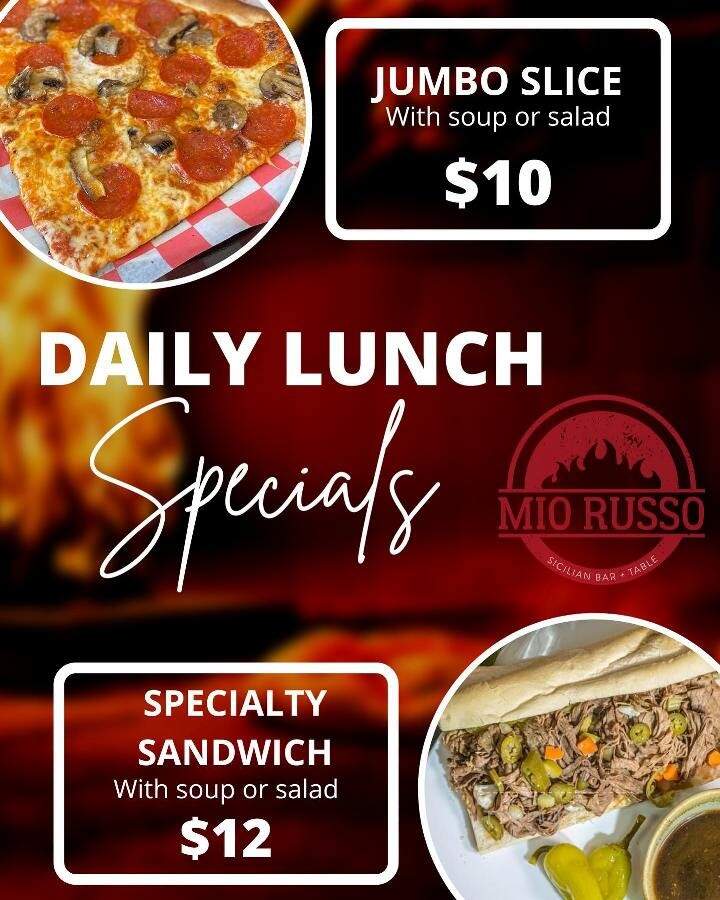 Mio Russo Sicilian Bar + Table - Bettendorf, IA menu_pic