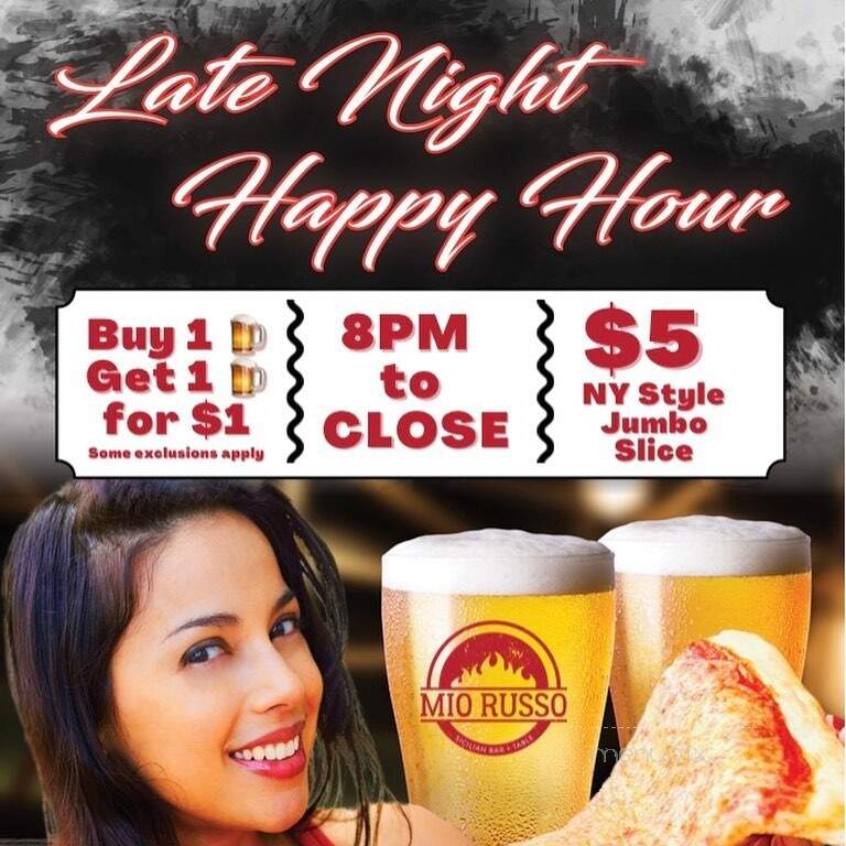 Mio Russo Sicilian Bar + Table - Bettendorf, IA menu_pic