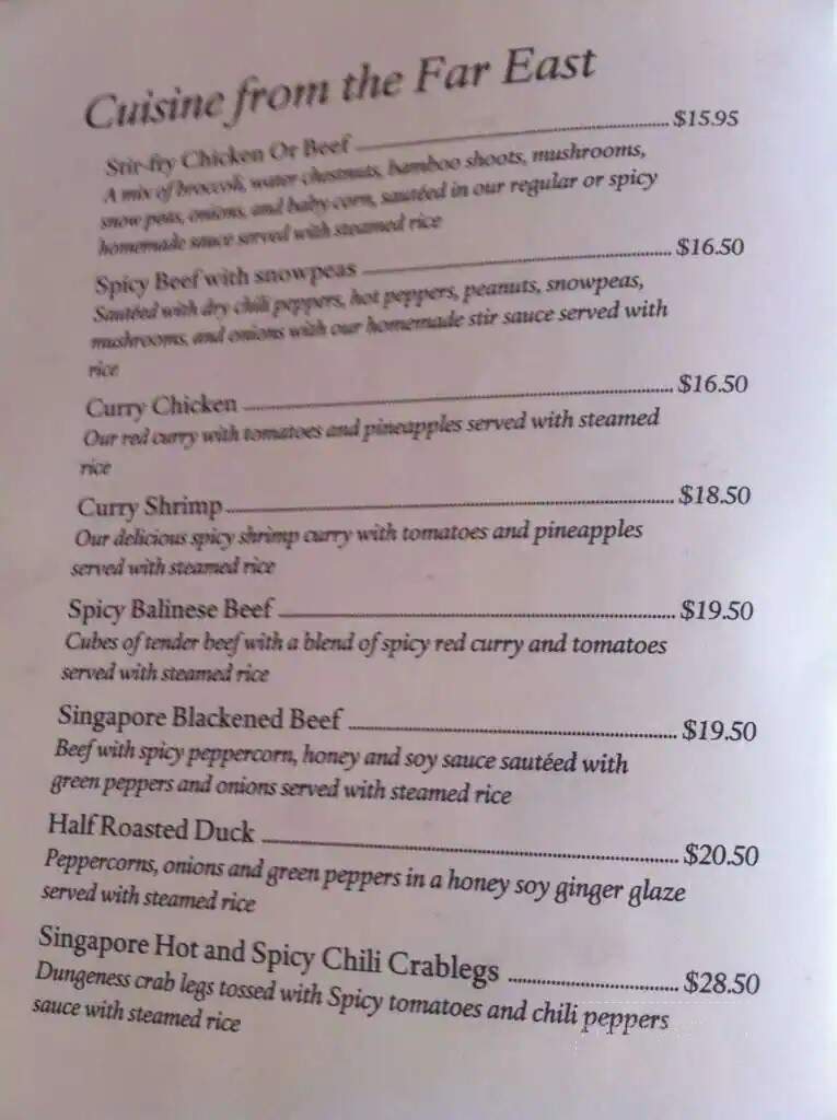 Aspen House Restaurant - Rawlins, WY menu_pic