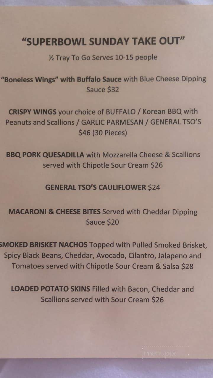 Wildfire Grill - Montgomery, NY menu_pic