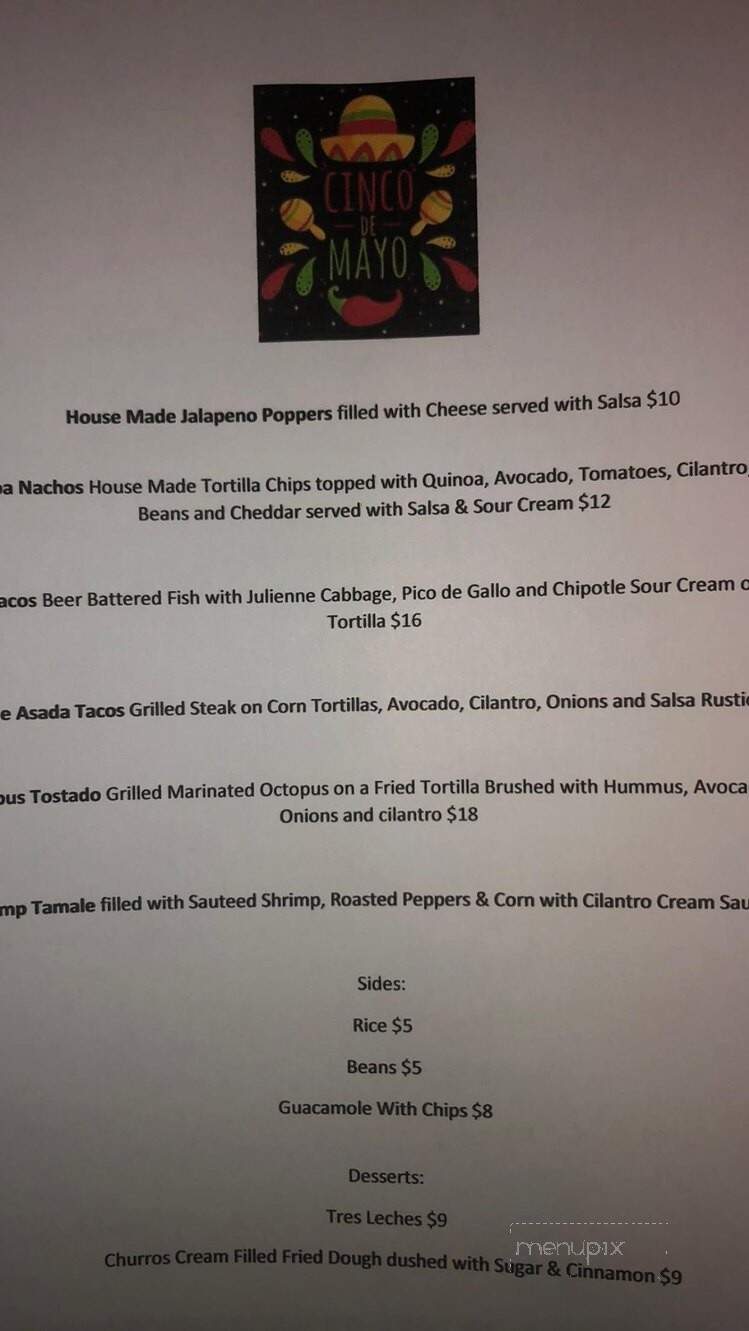 Wildfire Grill - Montgomery, NY menu_pic