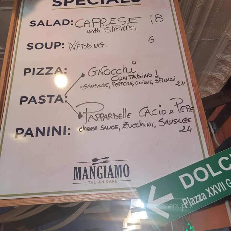 Mangiamo - Gastonia, NC menu_pic